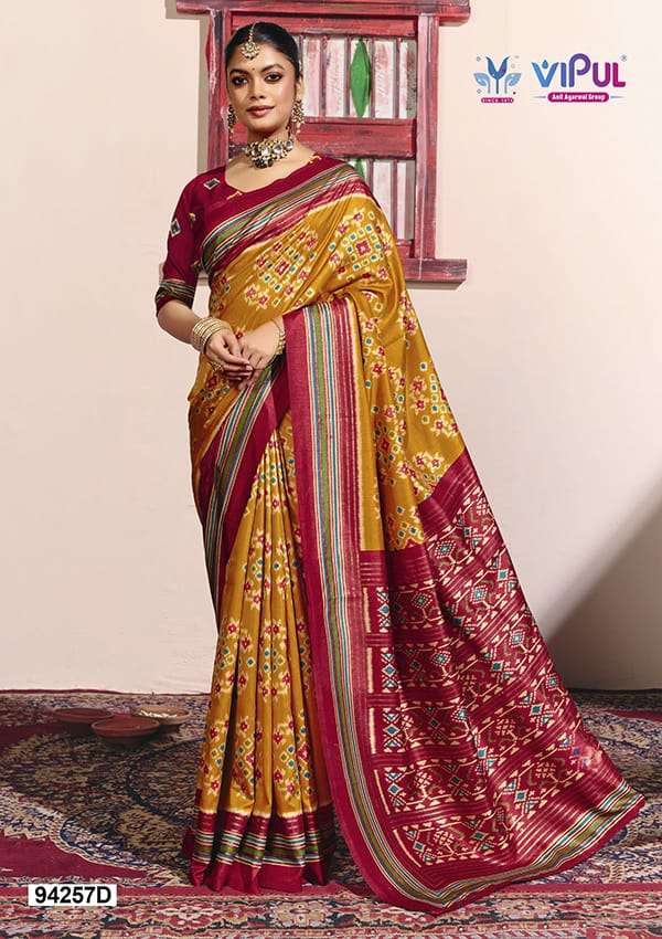 Vipul Fashion 94257 Colors Soft Silk Saree