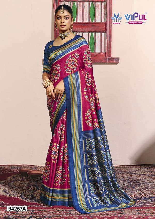 Vipul Fashion 94257 Colors Soft Silk Saree