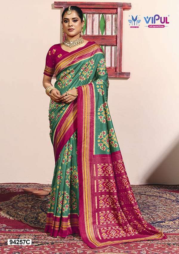 Vipul Fashion 94257 Colors Soft Silk Saree