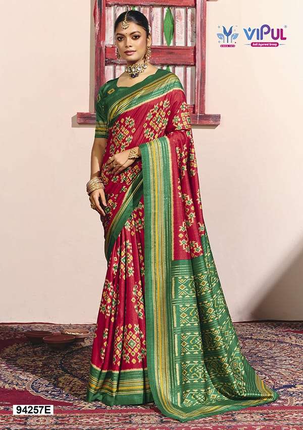 Vipul Fashion 94257 Colors Soft Silk Saree