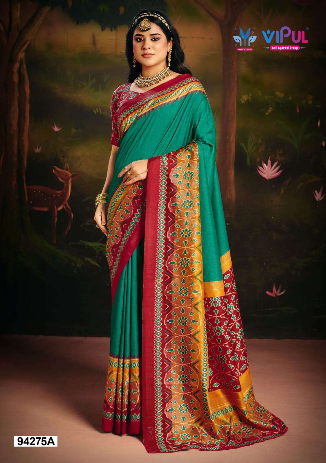 Vipul Fashion 94275 Colors Soft Silk Saree