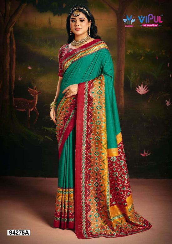 Vipul Fashion 94275 Colors Soft Silk Saree