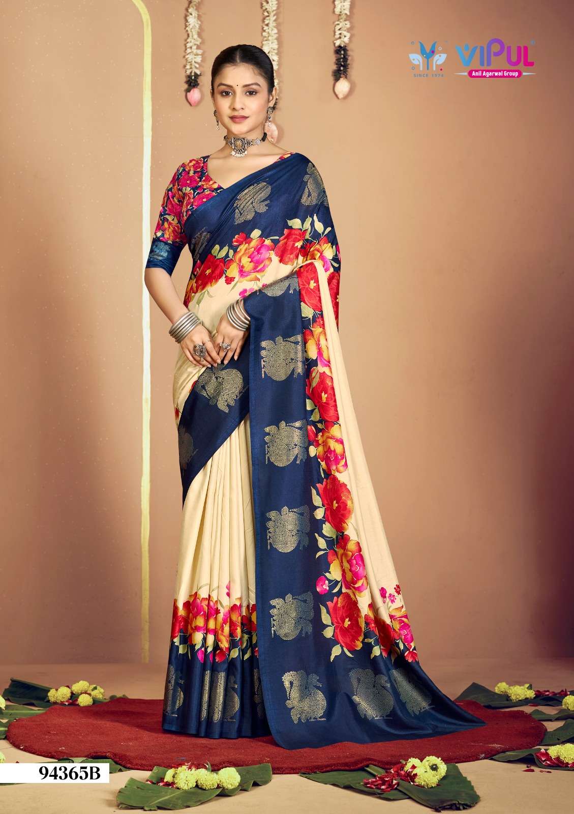 Vipul Fashion 94365 Colors Soft Silk Saree