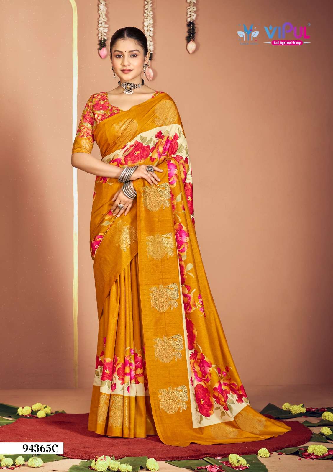 Vipul Fashion 94365 Colors Soft Silk Saree