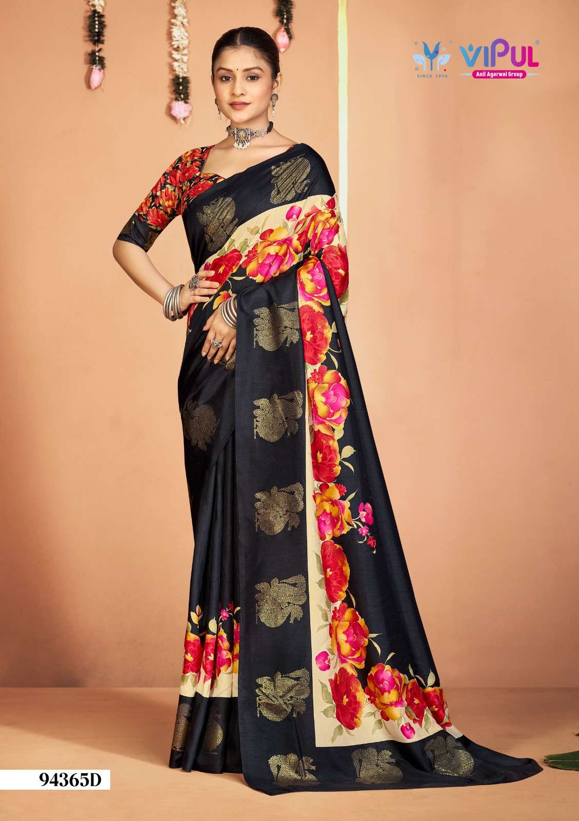 Vipul Fashion 94365 Colors Soft Silk Saree