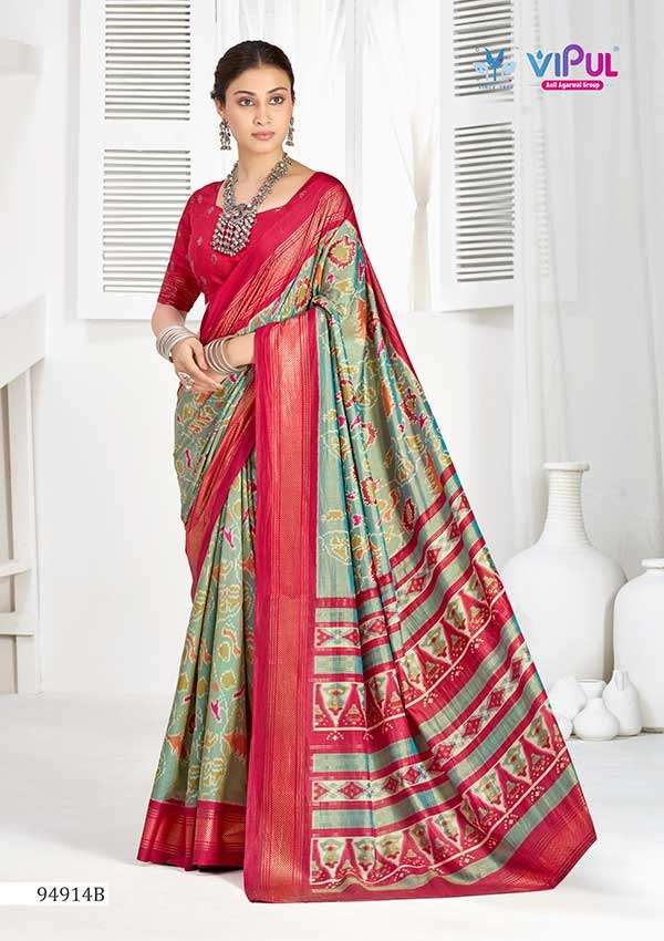 Vipul Fashion 94914 Colors Soft Silk Saree - Amrah Wholesale