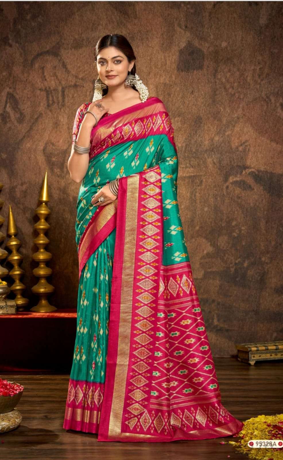 Vipul Fashion 95328 Colors Soft Silk Saree - Amrah Wholesale