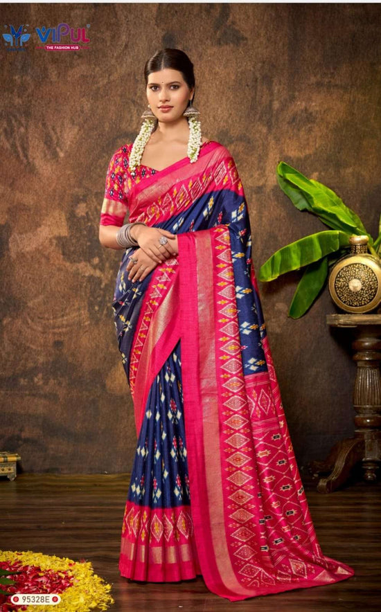 Vipul Fashion 95328 Colors Soft Silk Saree - Amrah Wholesale