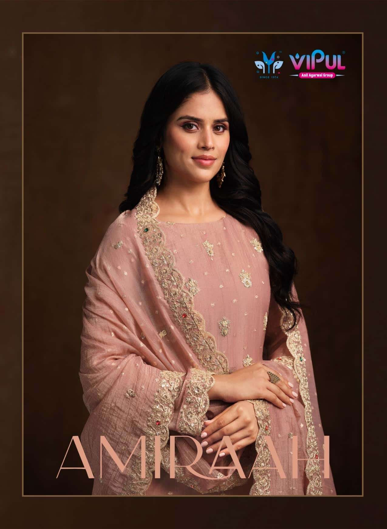 Vipul Fashion Amiraah Salsa Jari Dress Material