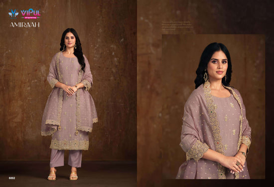 Vipul Fashion Amiraah Salsa Jari Dress Material