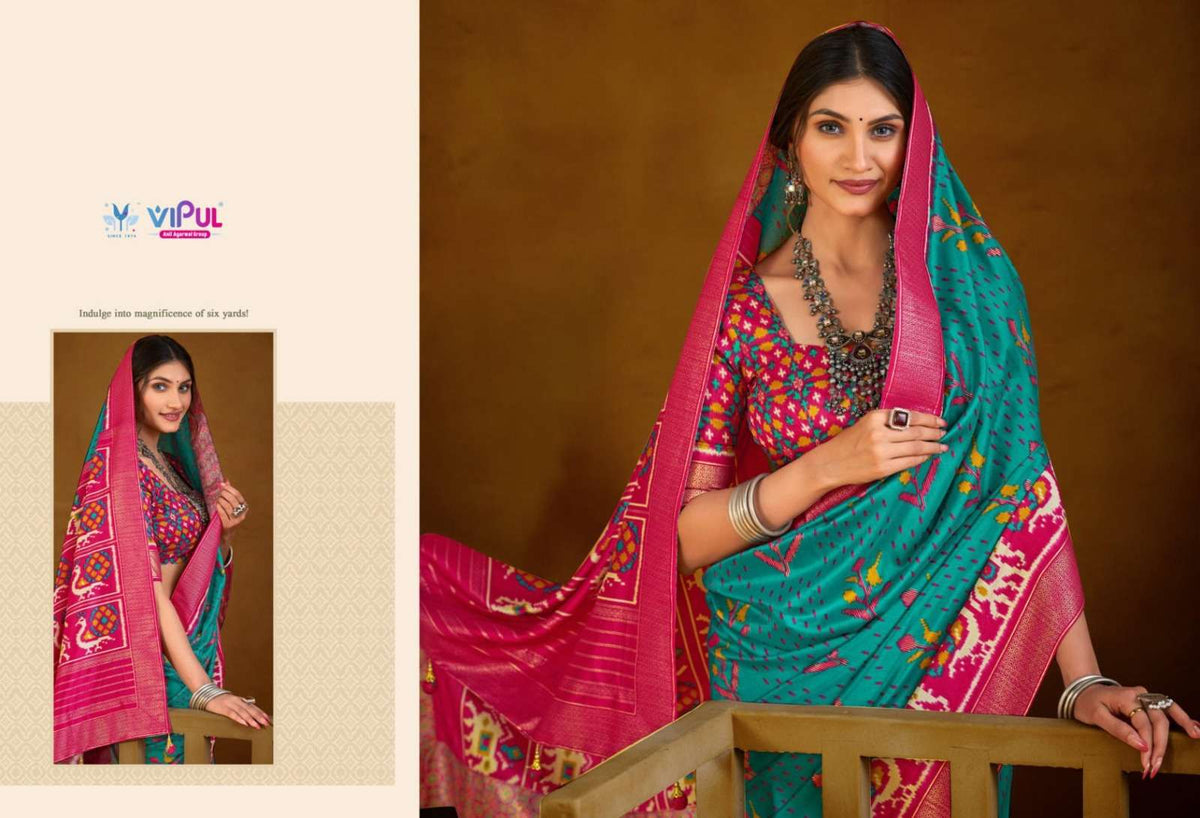 Vipul Fashion Aroma Silk Plus Vol 14 Soft Silk Saree