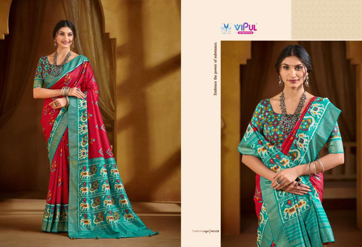 Vipul Fashion Aroma Silk Plus Vol 14 Soft Silk Saree