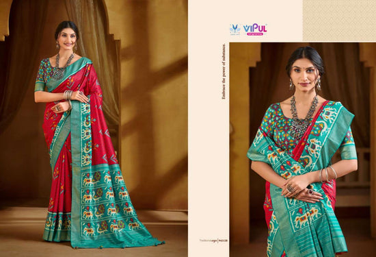 Vipul Fashion Aroma Silk Plus Vol 14 Soft Silk Saree
