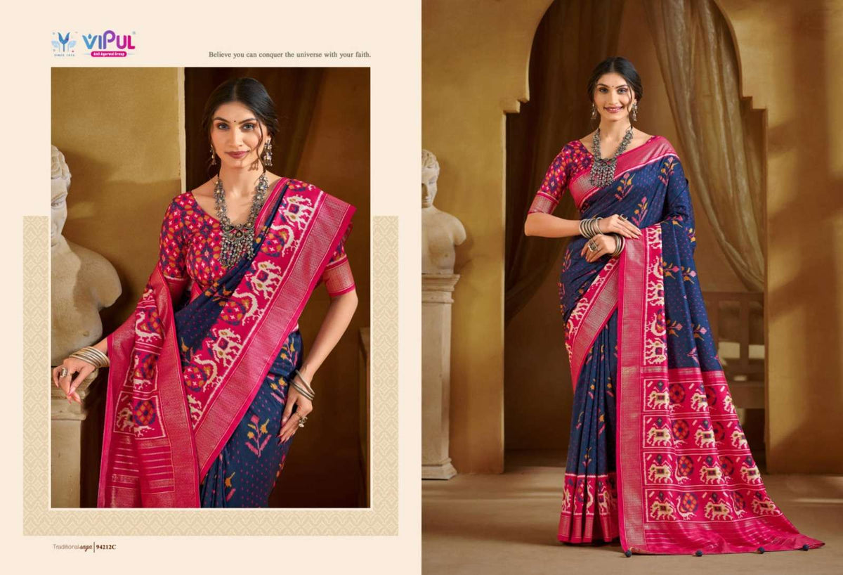 Vipul Fashion Aroma Silk Plus Vol 14 Soft Silk Saree