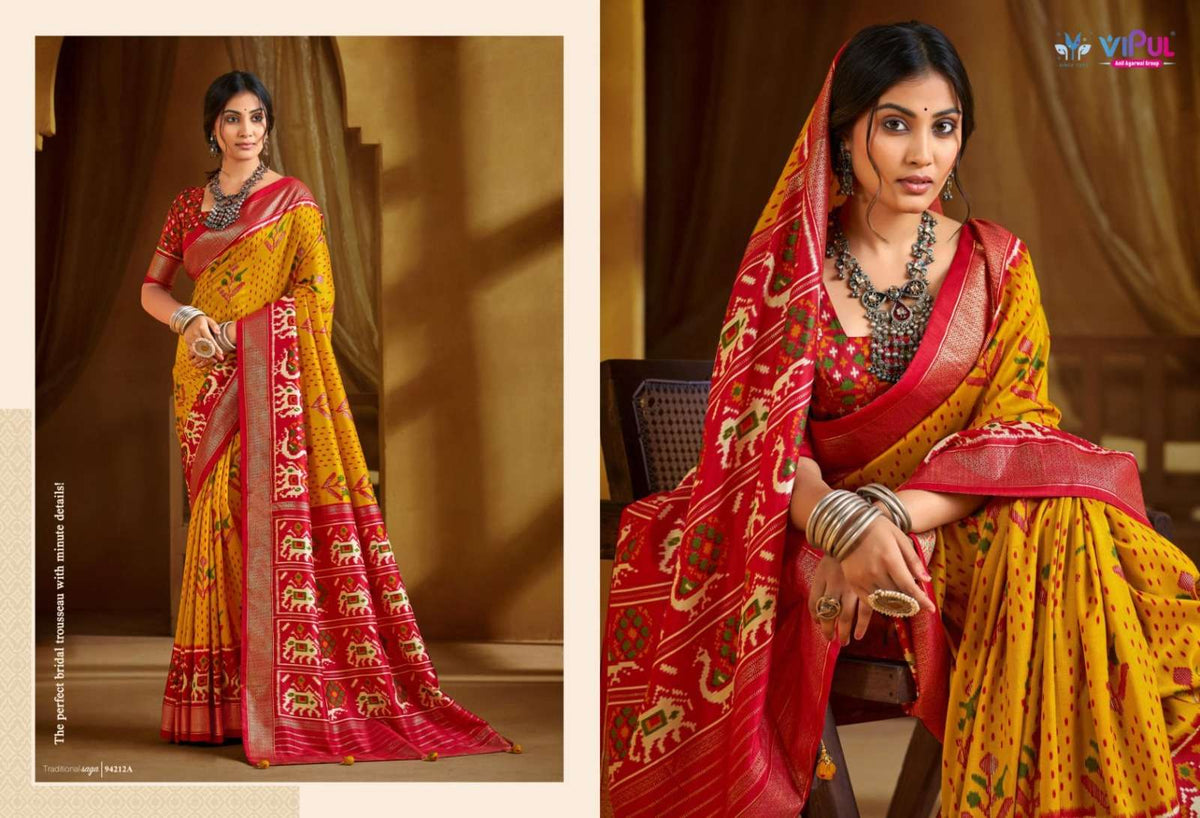 Vipul Fashion Aroma Silk Plus Vol 14 Soft Silk Saree