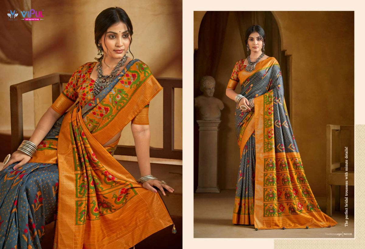 Vipul Fashion Aroma Silk Plus Vol 14 Soft Silk Saree