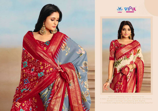 Vipul Fashion Aroma Silk Plus Vol 17 94329 Colors Soft Silk Saree