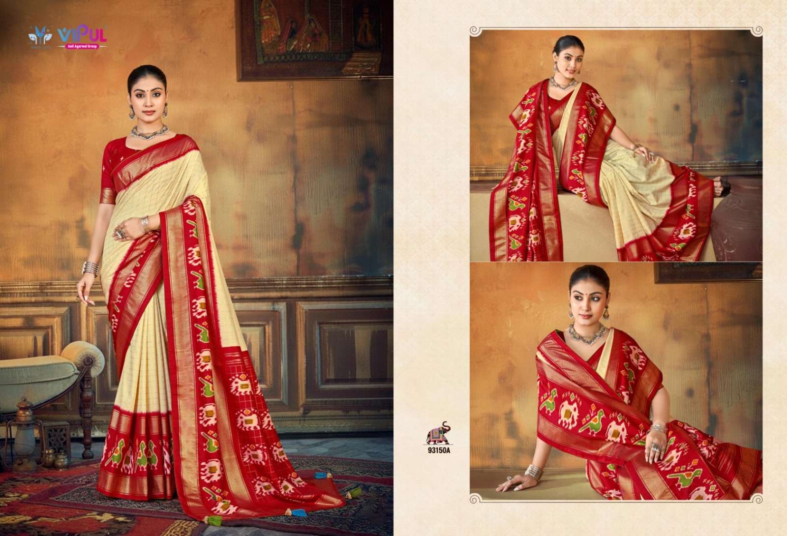 Vipul Fashion Aroma Silk Plus Vol 9 93150 Colors Soft Silk Saree