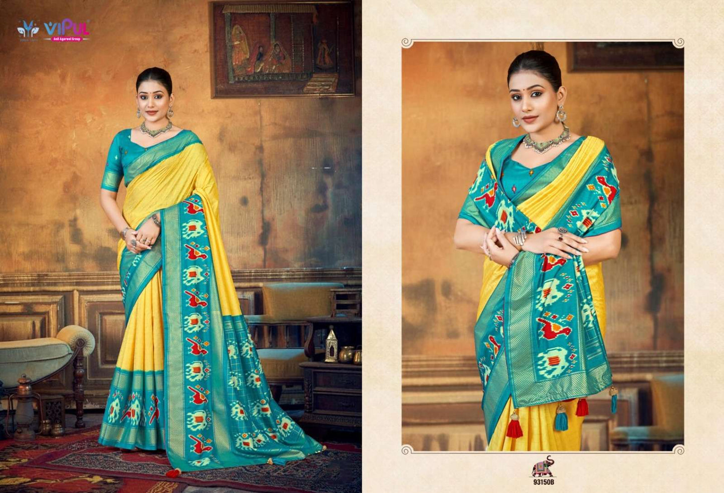 Vipul Fashion Aroma Silk Plus Vol 9 93150 Colors Soft Silk Saree