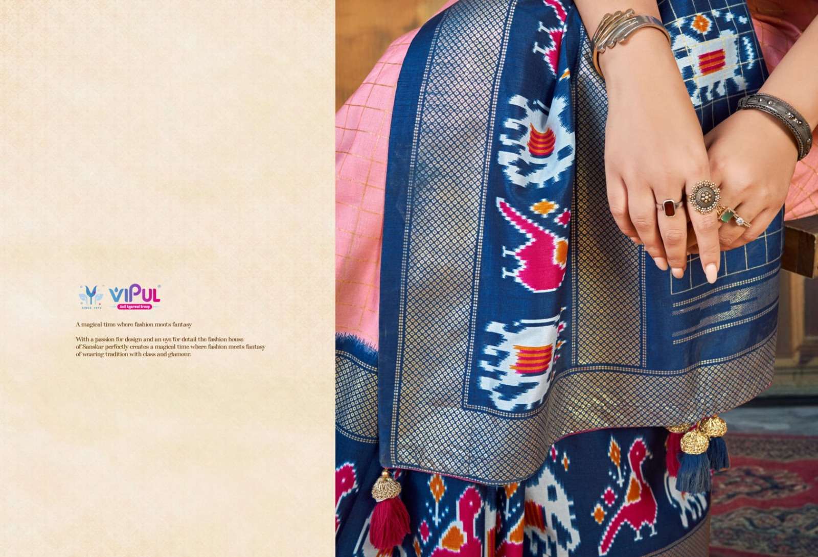 Vipul Fashion Aroma Silk Plus Vol 9 93150 Colors Soft Silk Saree