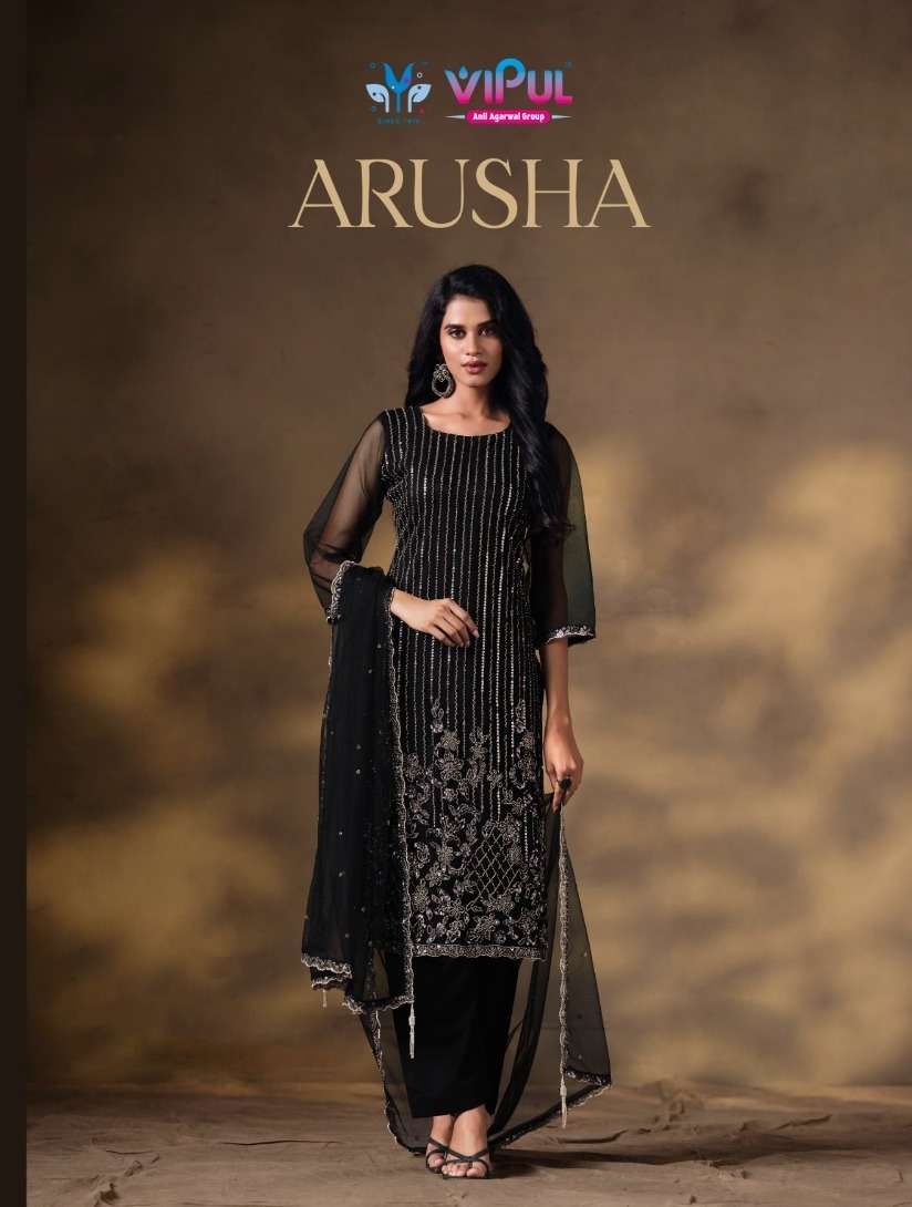Vipul Fashion Arusha Heavy Net Designer Dress Material