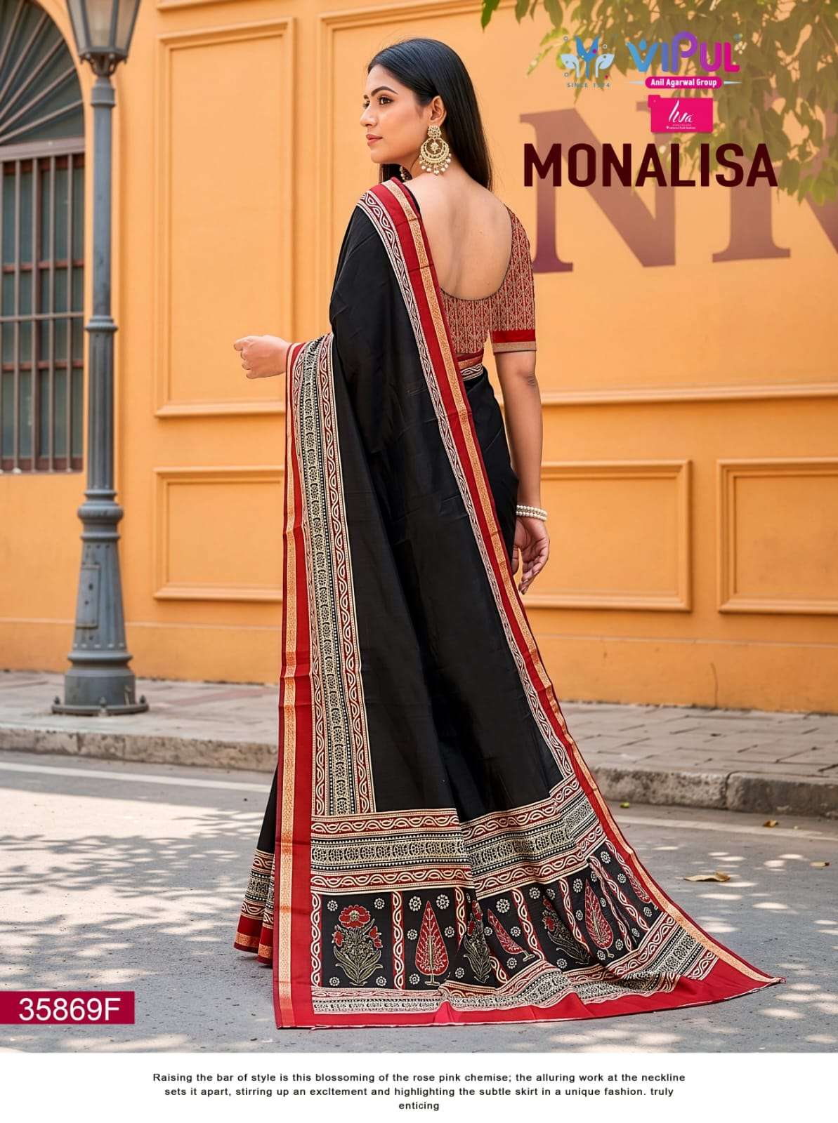 Vipul Fashion Monalisa 35869 Colors Pure Chanderi Saree
