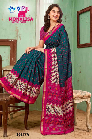 Vipul Saree Monalisa 36277 Colors Stylish Saree Collection Dealer