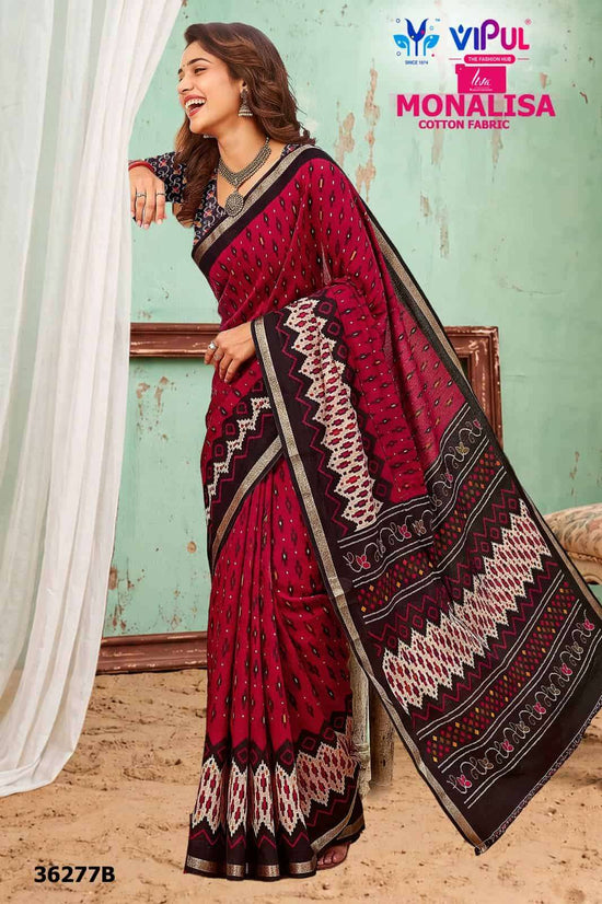 Vipul Saree Monalisa 36277 Colors Stylish Saree Collection Dealer
