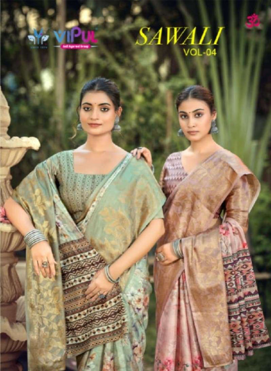 Vipul Fashion Sawali Vol 4 Premium Soft Silk Digital Print Saree