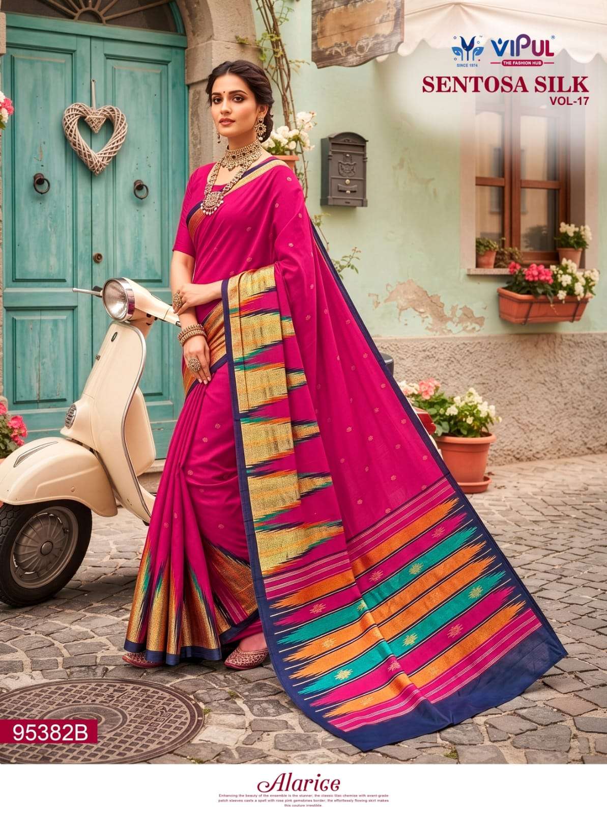 Vipul Fashion Sentosa Silk Vol 17 Soft Silk Saree - Amrah Wholesale