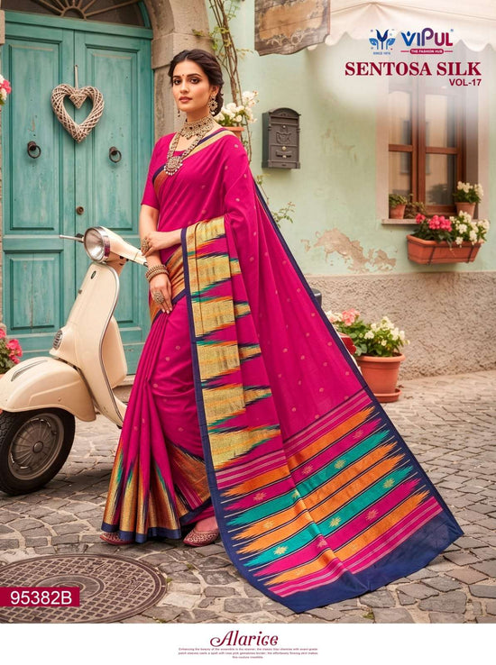 Vipul Fashion Sentosa Silk Vol 17 Soft Silk Saree - Amrah Wholesale