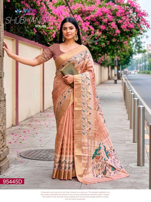 Vipul Fashion Shubhangi Vol 4 95445 Colors Soft Silk Saree