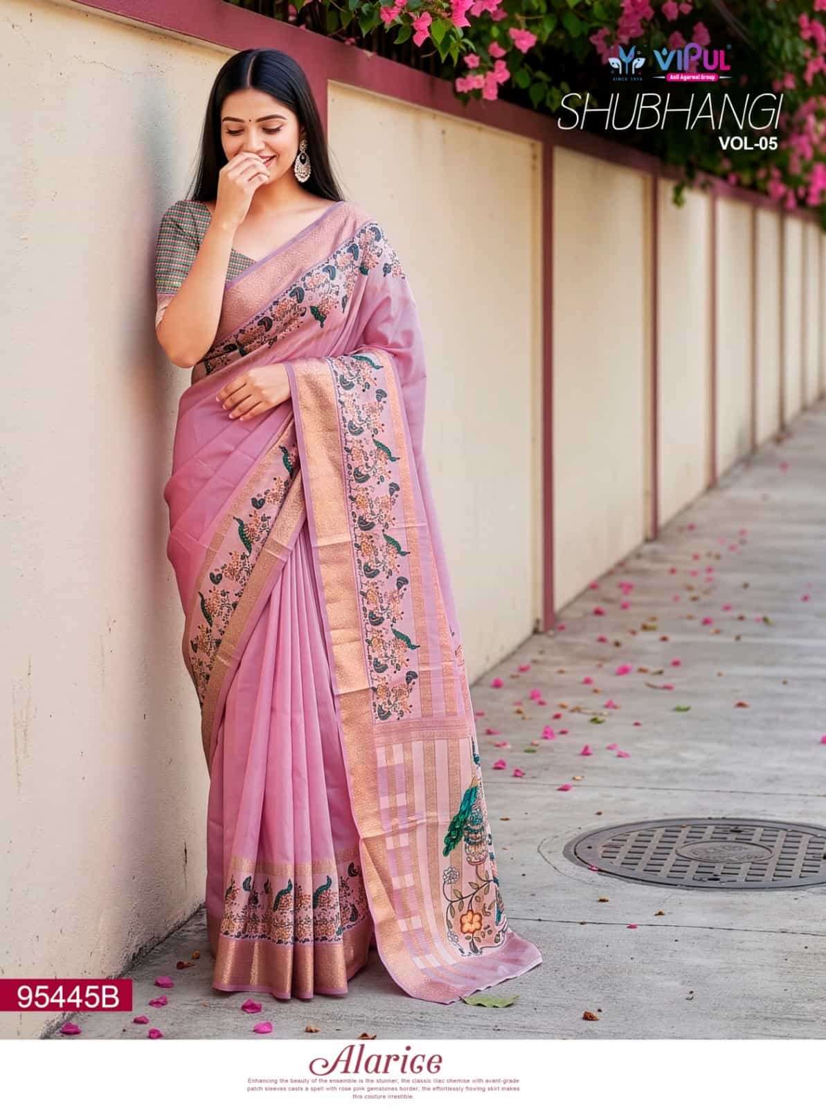 Vipul Fashion Shubhangi Vol 4 95445 Colors Soft Silk Saree