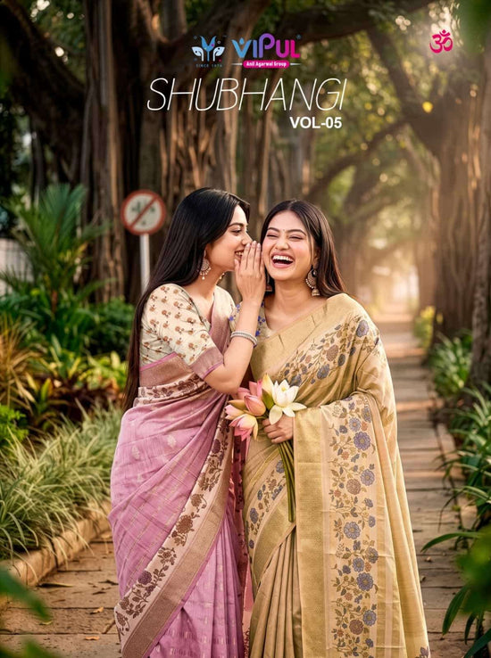 Vipul Fashion Shubhangi Vol 5 95454 Colors Soft Silk Saree