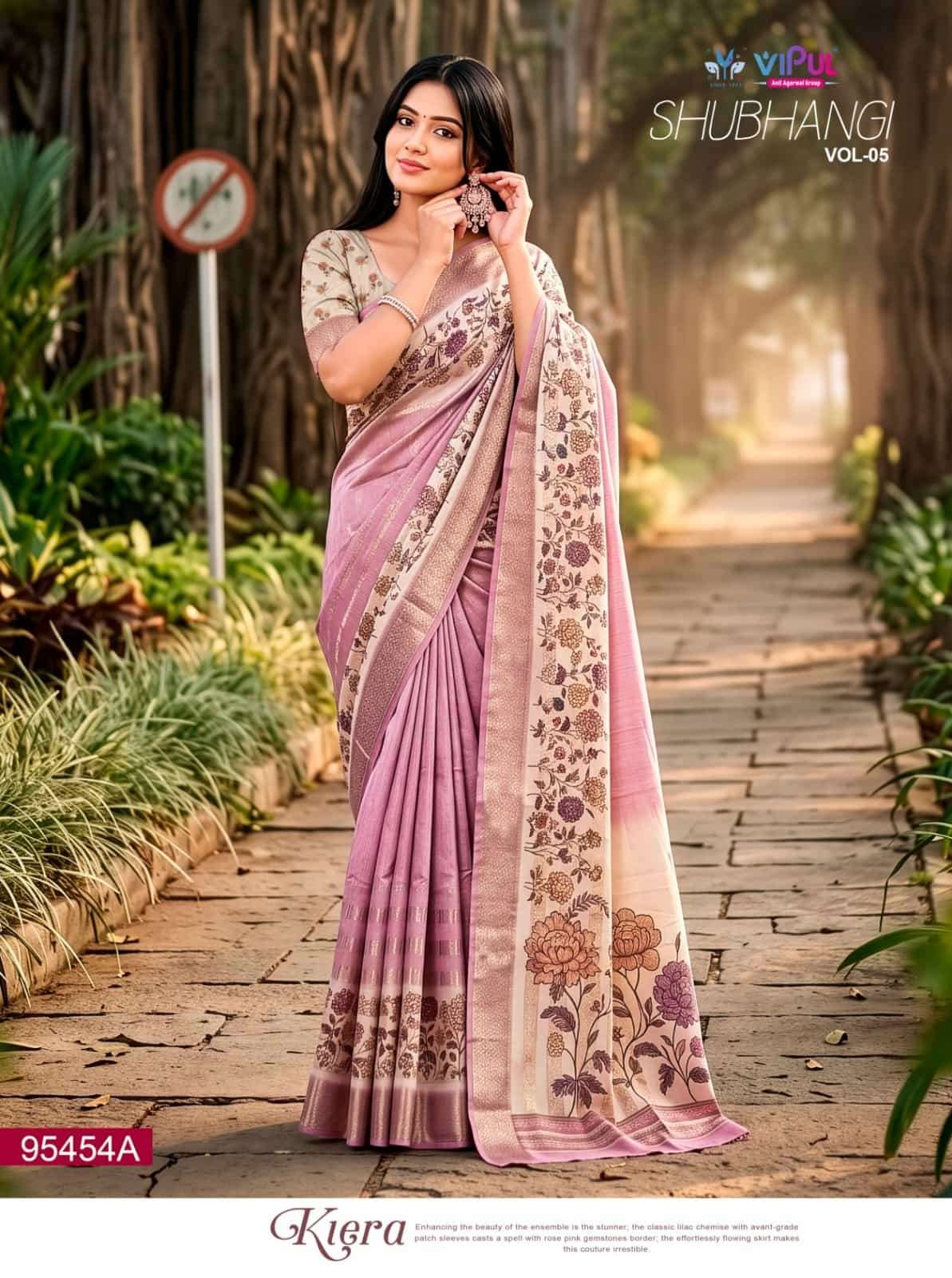 Vipul Fashion Shubhangi Vol 5 95454 Colors Soft Silk Saree