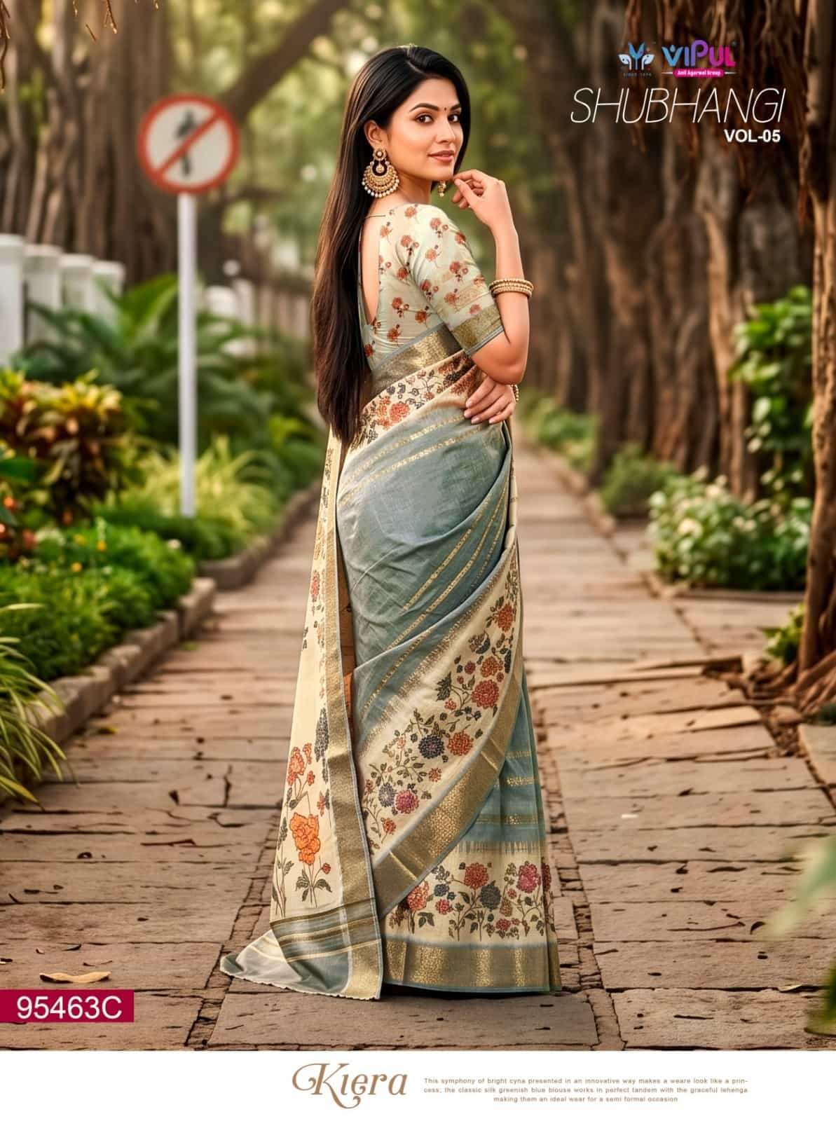 Vipul Fashion Shubhangi Vol 5 95454 Colors Soft Silk Saree