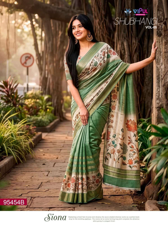 Vipul Fashion Shubhangi Vol 5 95454 Colors Soft Silk Saree