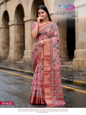 Vipul Fashion Shubhangi Vol 6 95463 Colors Soft Silk Saree