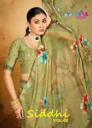 Vipul Fashion Siddhi Vol 2 Premium Weightless Saree Collection
