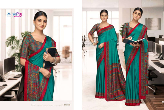 Vipul Fashion Smart Silk Vol 7 Crepe Saree Catalogue Wholesale - Amrah Wholesale