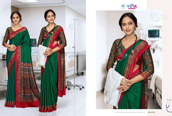 Vipul Fashion Smart Silk Vol 7 Crepe Saree Catalogue Wholesale - Amrah Wholesale