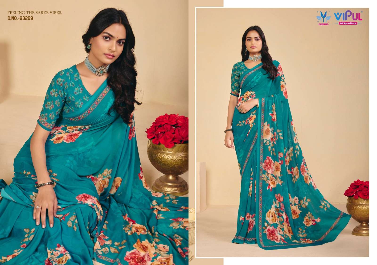 Vipul Fashion Twisha Vol 3 Premium Weightless Saree Collection