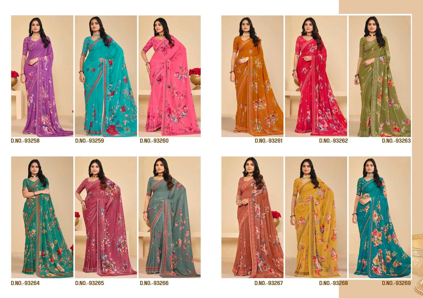 Vipul Fashion Twisha Vol 3 Premium Weightless Saree Collection