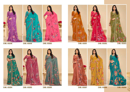 Vipul Fashion Twisha Vol 3 Premium Weightless Saree Collection