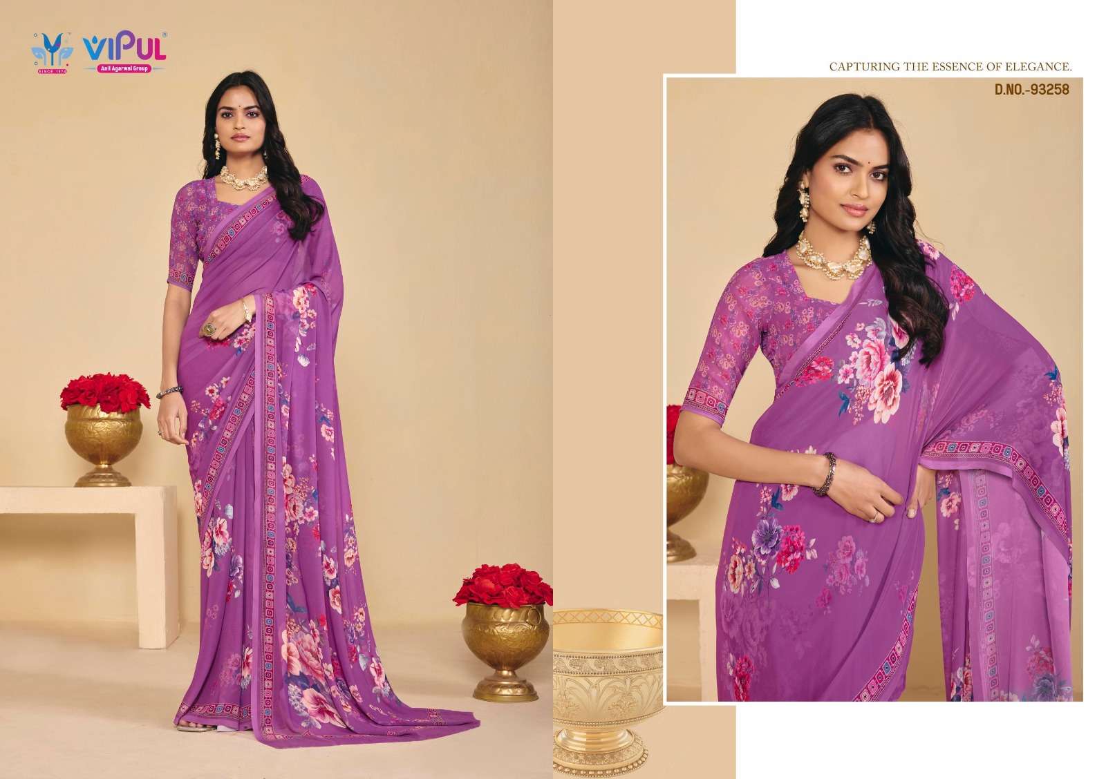 Vipul Fashion Twisha Vol 3 Premium Weightless Saree Collection