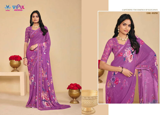 Vipul Fashion Twisha Vol 3 Premium Weightless Saree Collection