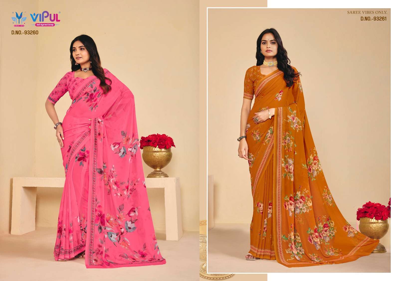 Vipul Fashion Twisha Vol 3 Premium Weightless Saree Collection