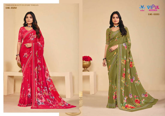 Vipul Fashion Twisha Vol 3 Premium Weightless Saree Collection