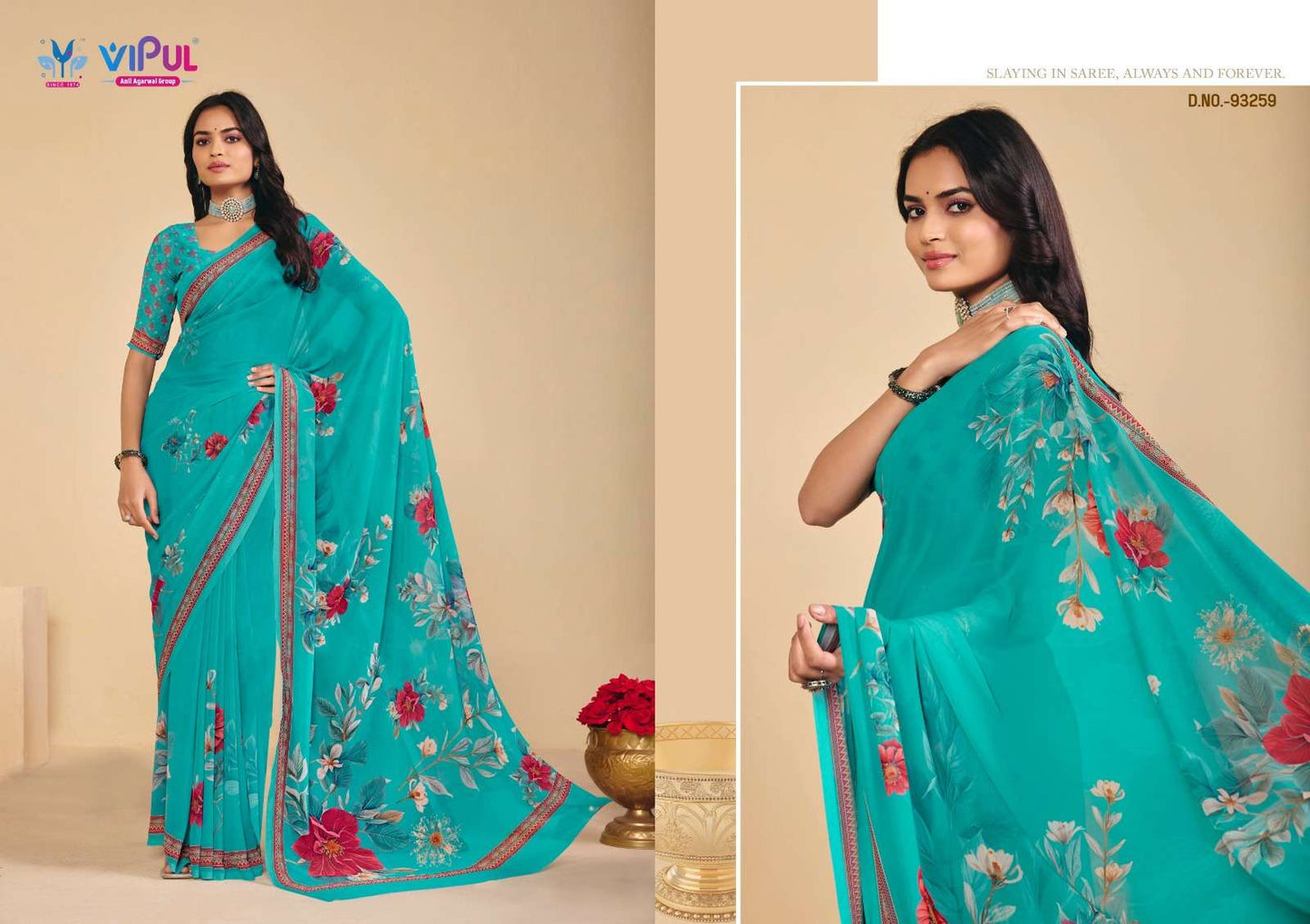 Vipul Fashion Twisha Vol 3 Premium Weightless Saree Collection