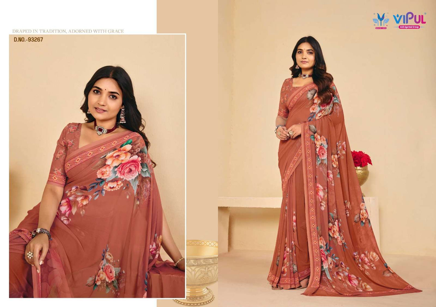 Vipul Fashion Twisha Vol 3 Premium Weightless Saree Collection